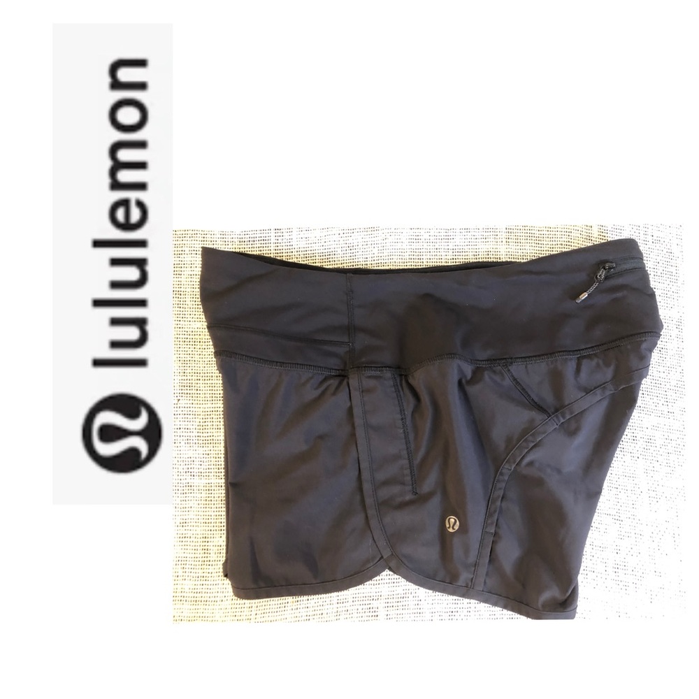 LULULEMON ATHLETICA 6 SHORTS BLACK